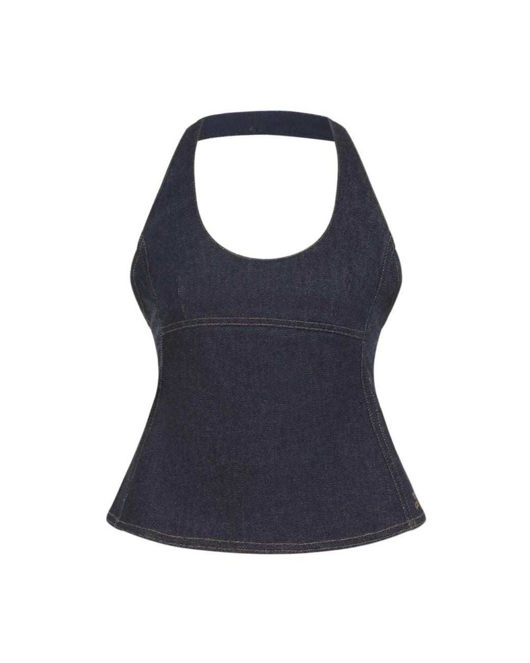 Jacquemus Blue Sleeveless Tops