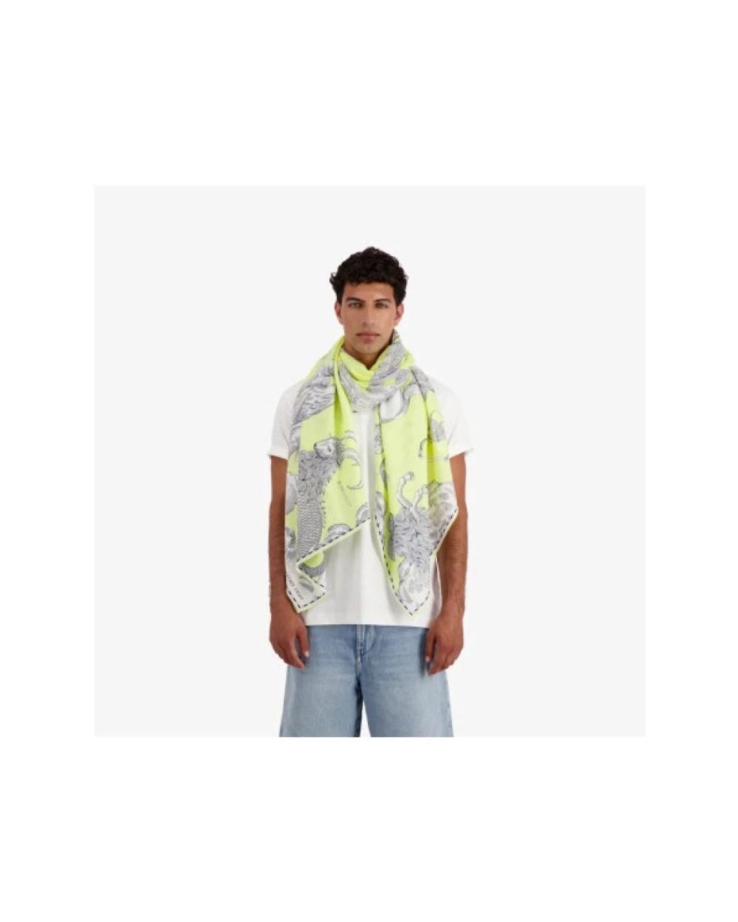 Inoui Edition Green Scarves for men