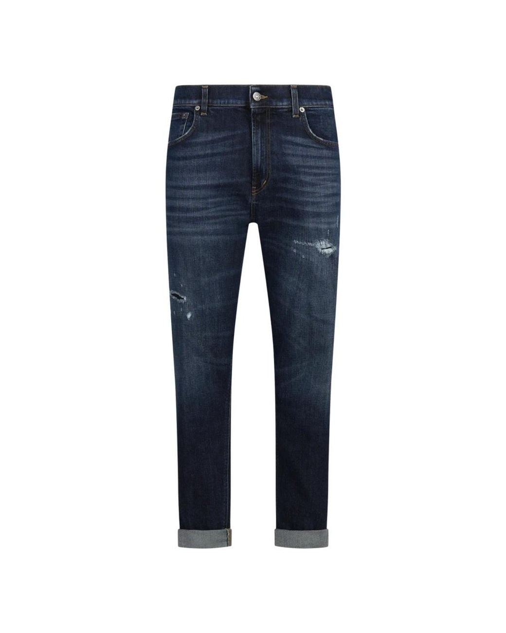 Dondup Blue Slim Fit Jeans for men
