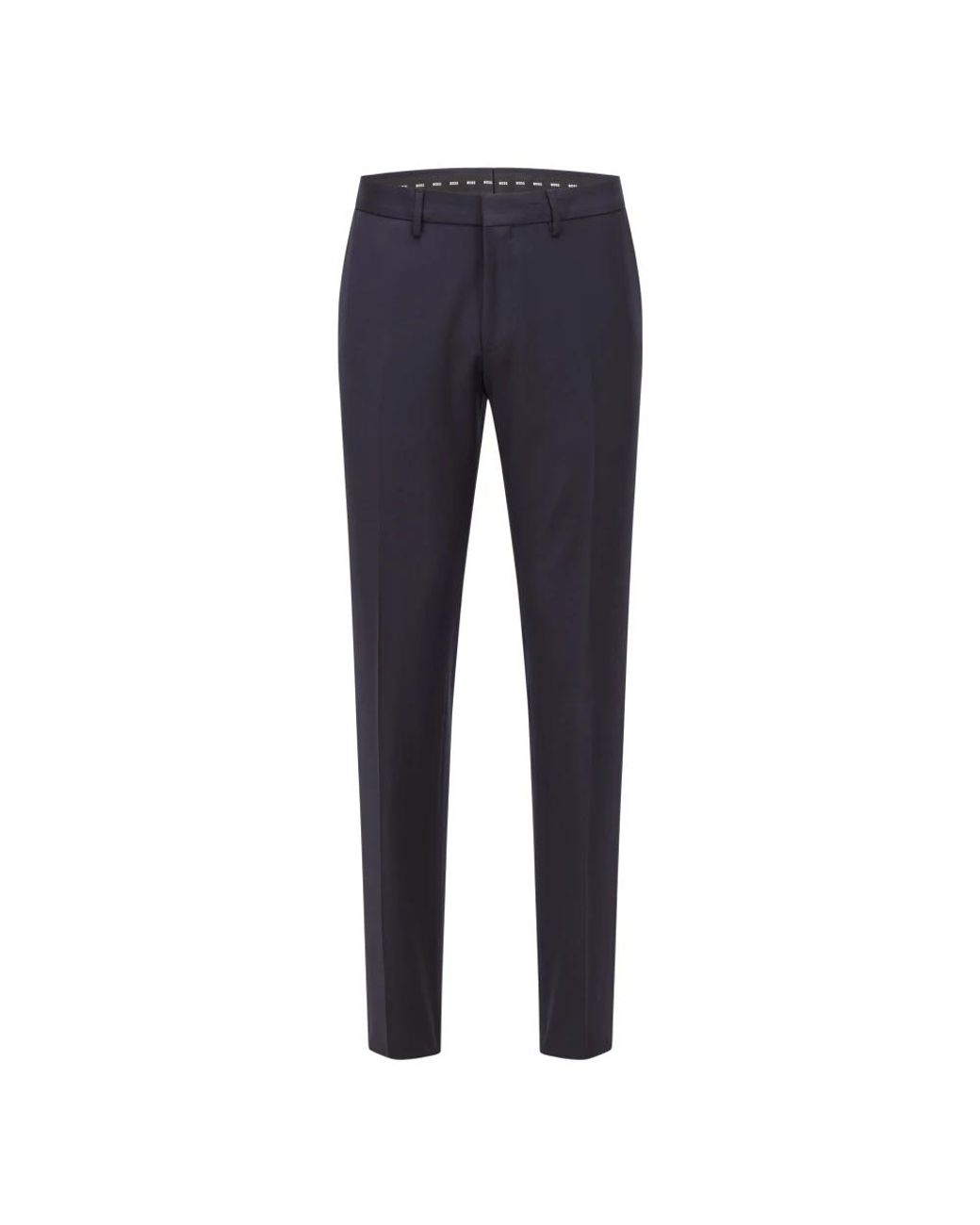 Boss Blue Suit Trousers for men