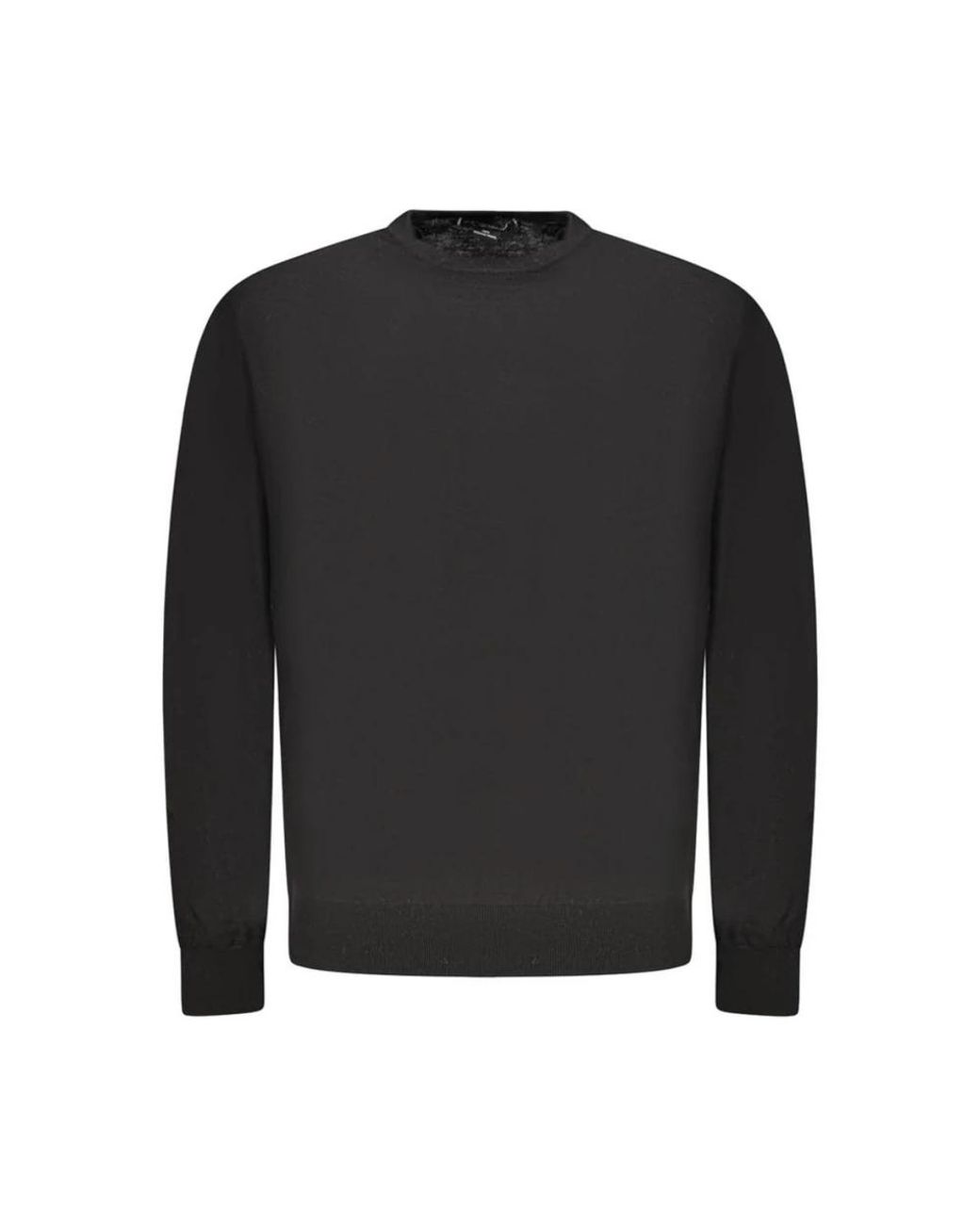 Guess Black Round-Neck Knitwear for men