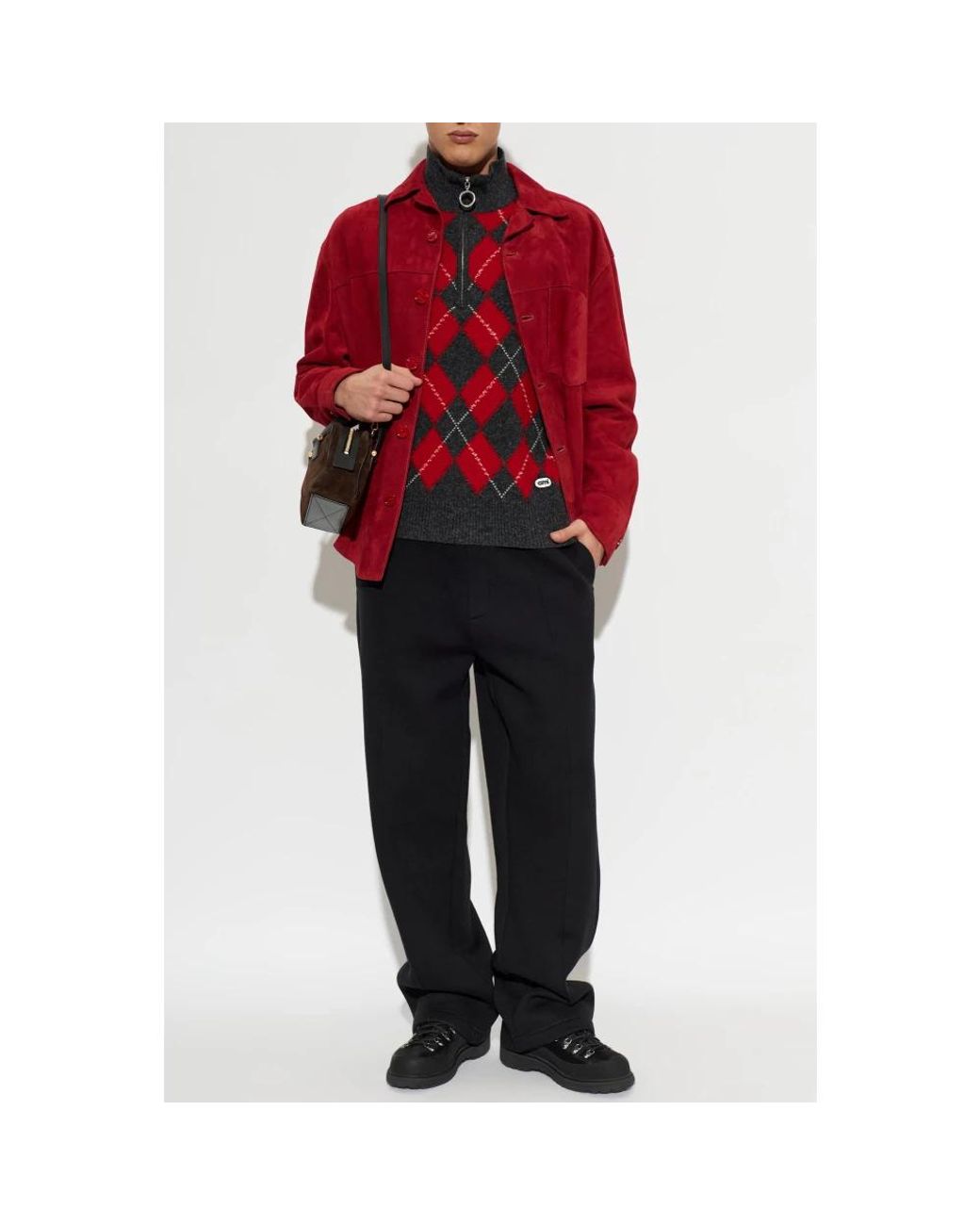 Sweatpants AMI pour homme en coloris Black
