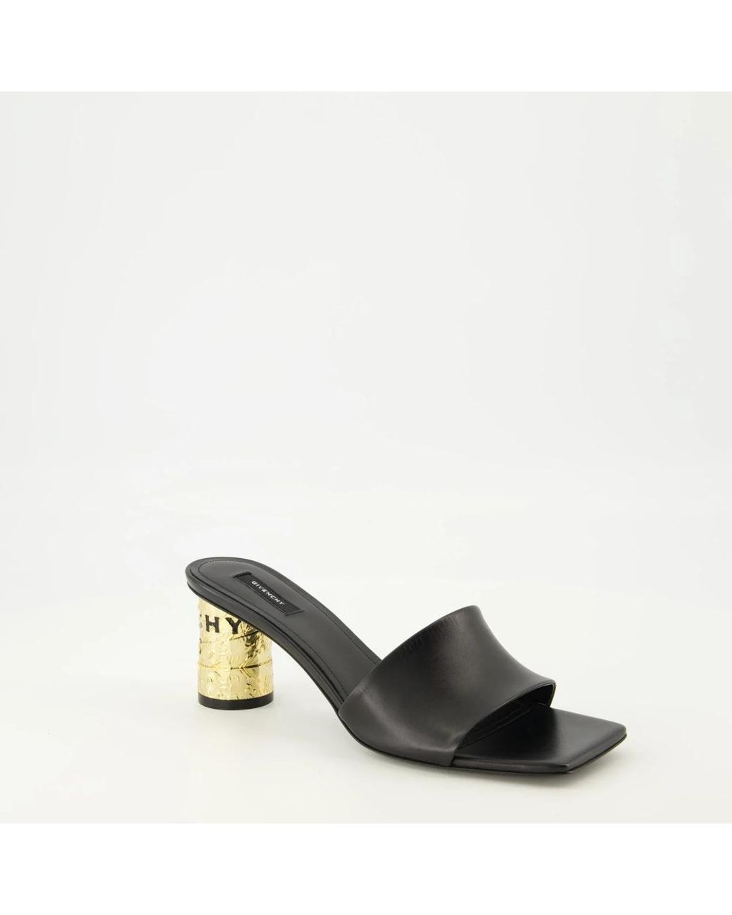 Givenchy Black Heeled Mules