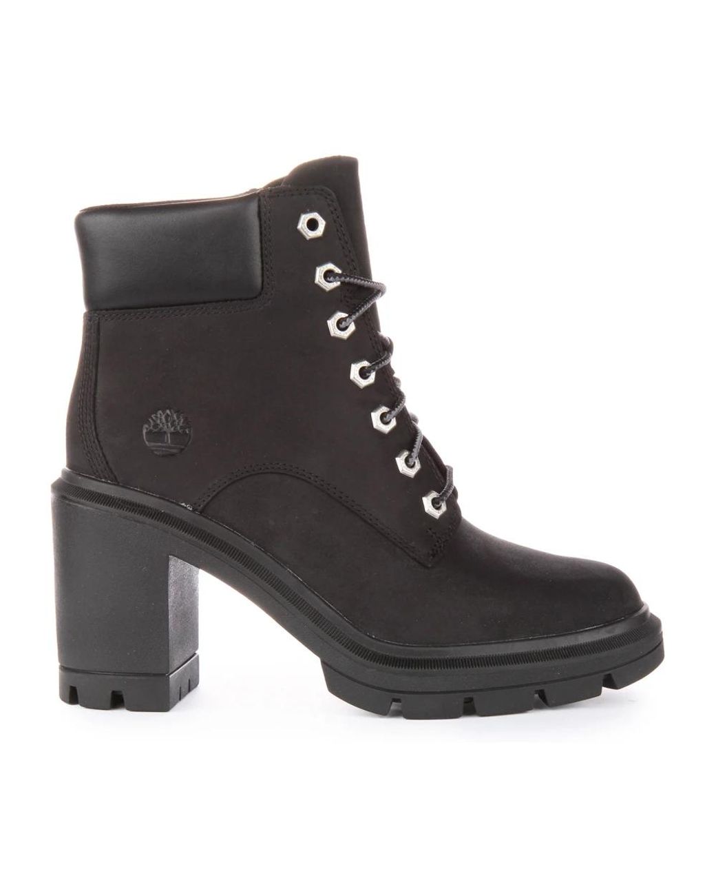 Timberland Black Heeled Boots