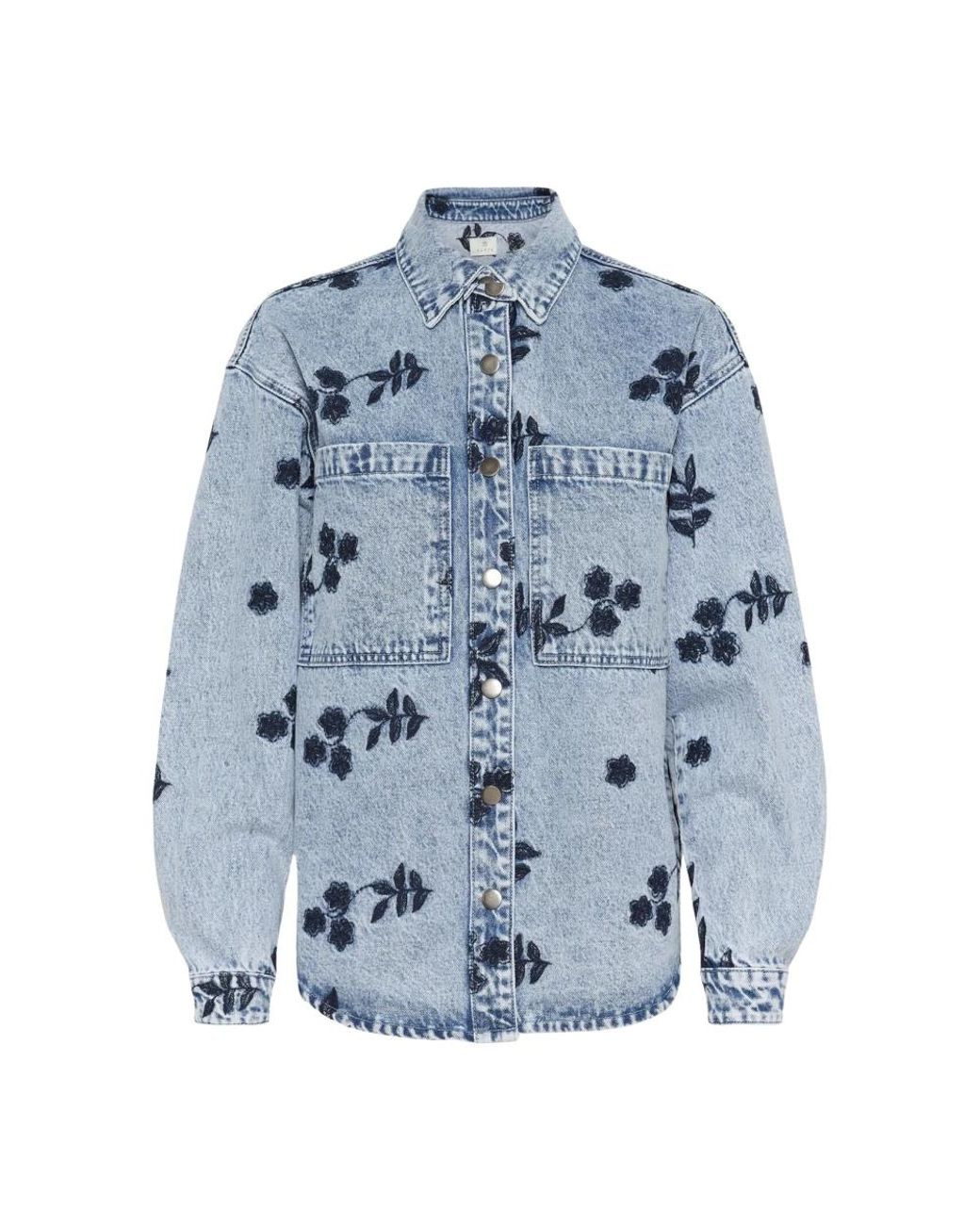 Kaffe Denim Jassen in het Blue