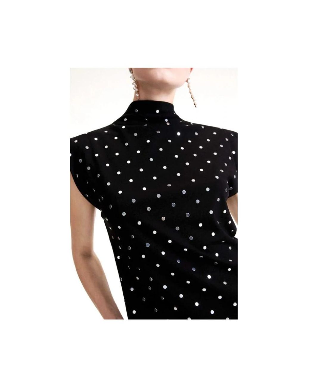 Marella Black Sleeveless Tops