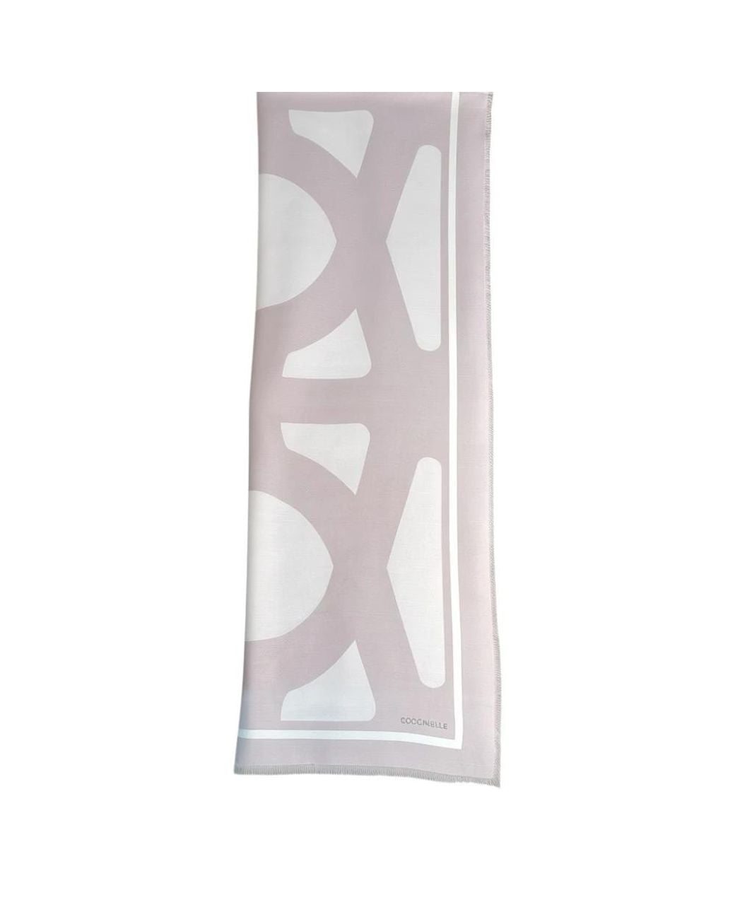 Coccinelle White Silk Scarves