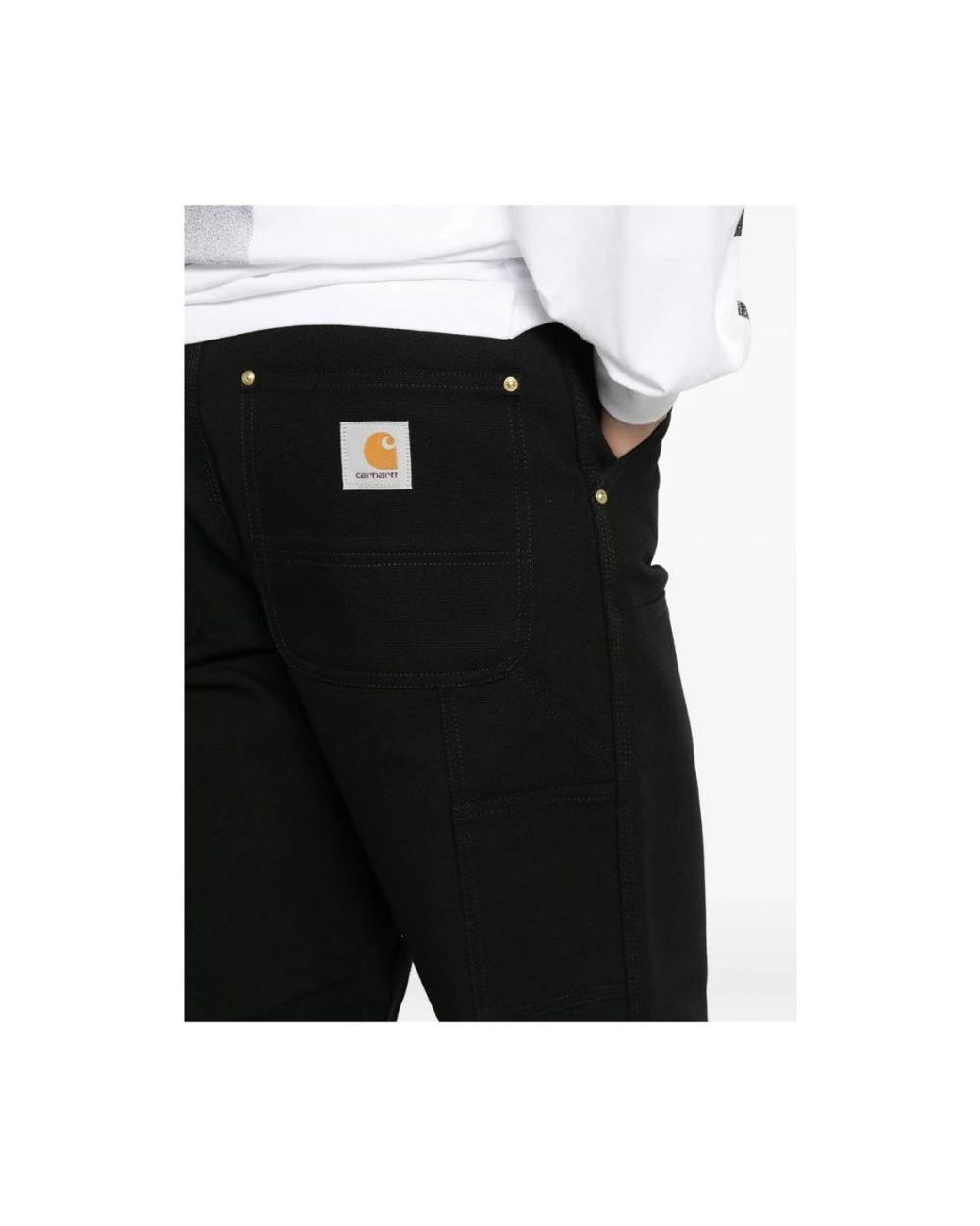 Carhartt Black Straight Trousers for men