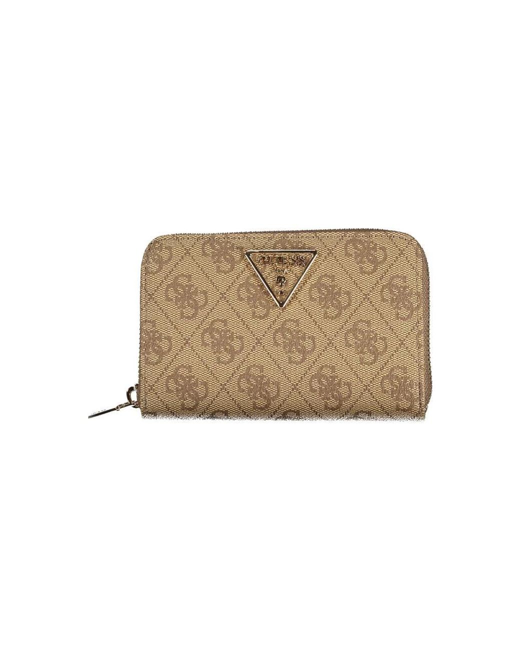Guess Natural Beige Polyurethane Wallet