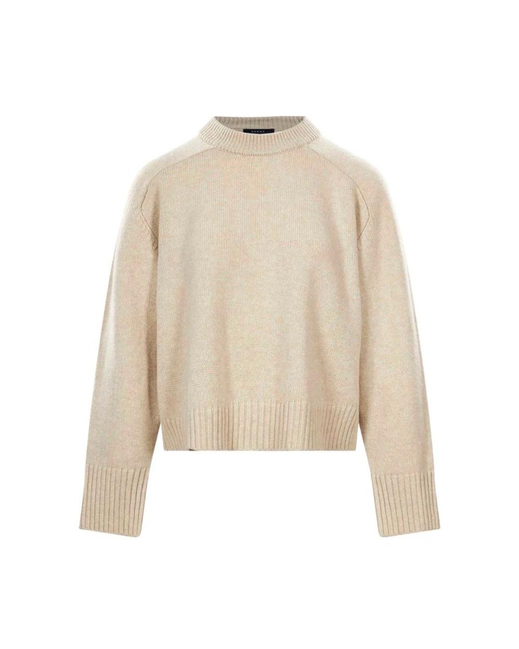Soeur Natural Round-Neck Knitwear