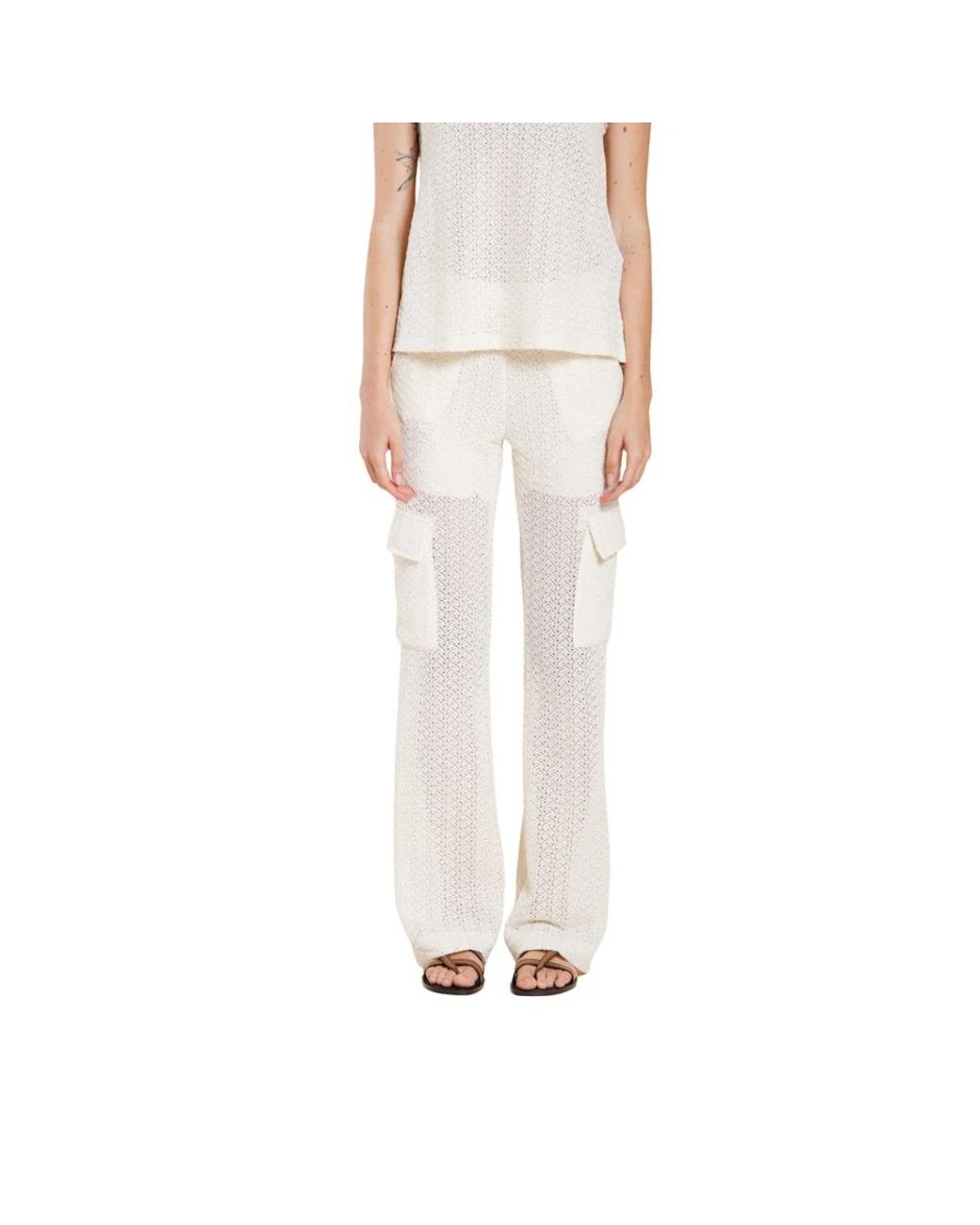 Mason's Natural Wide Trousers