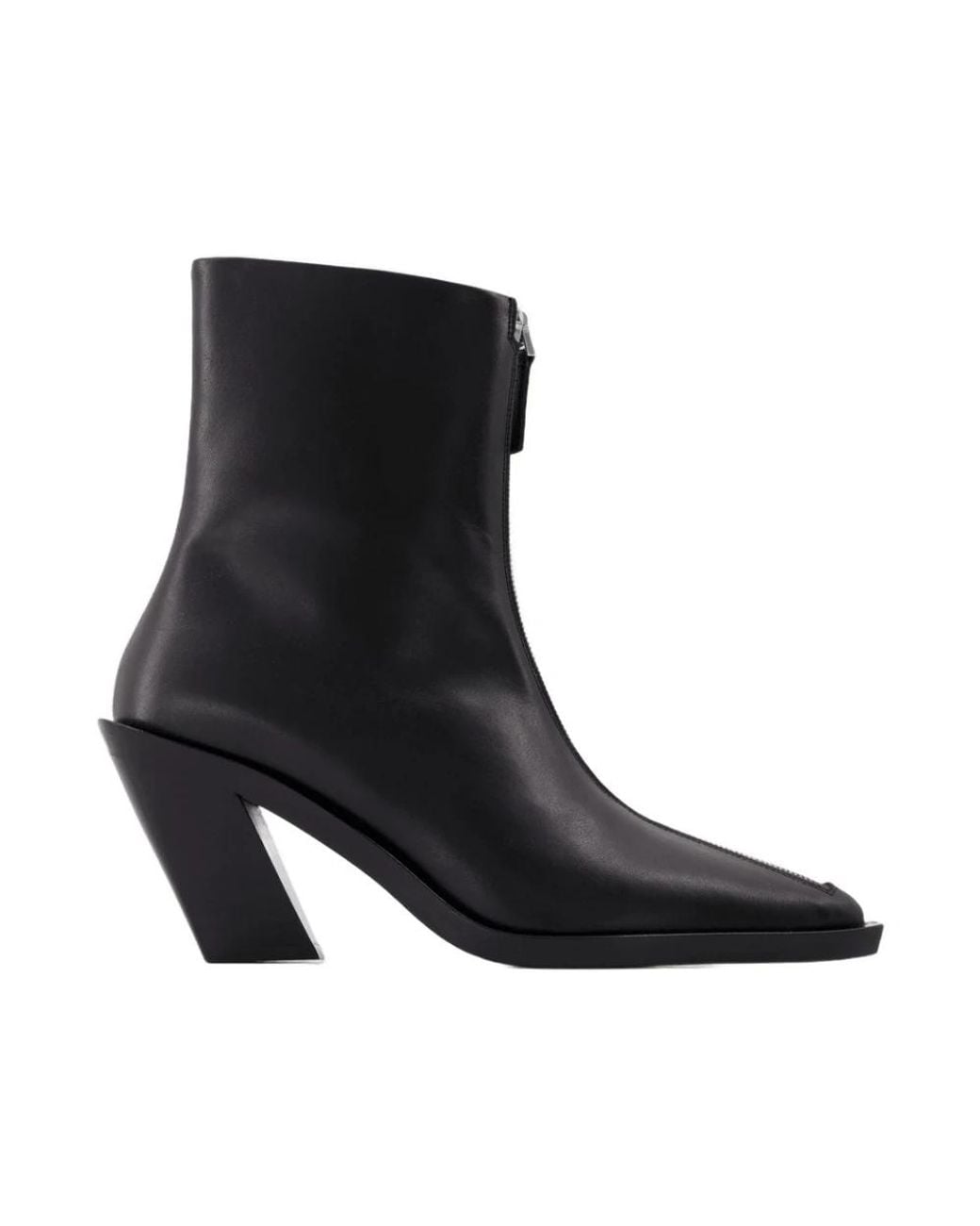 Elleme Black Heeled Boots
