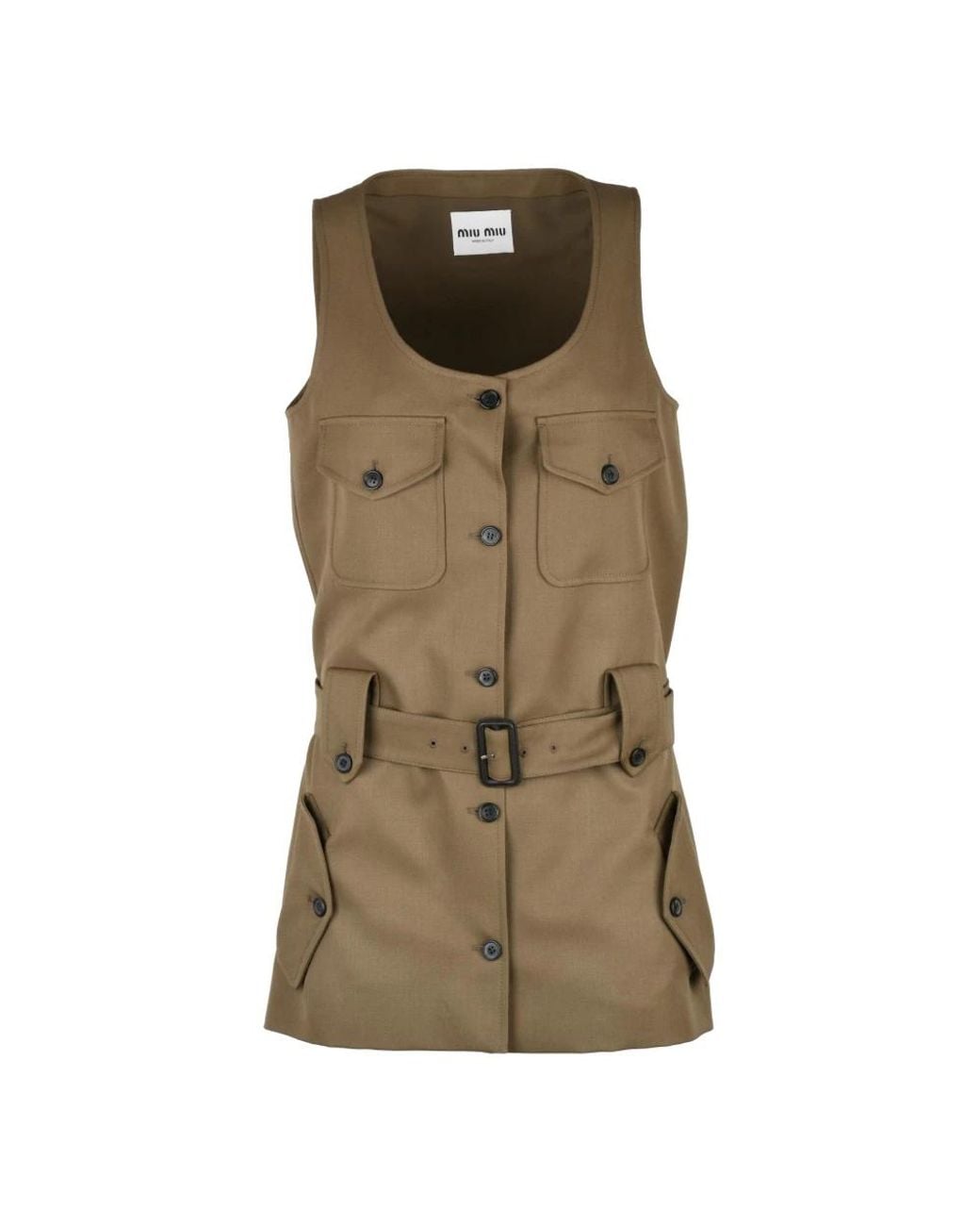 Miu Miu Green Short Dresses