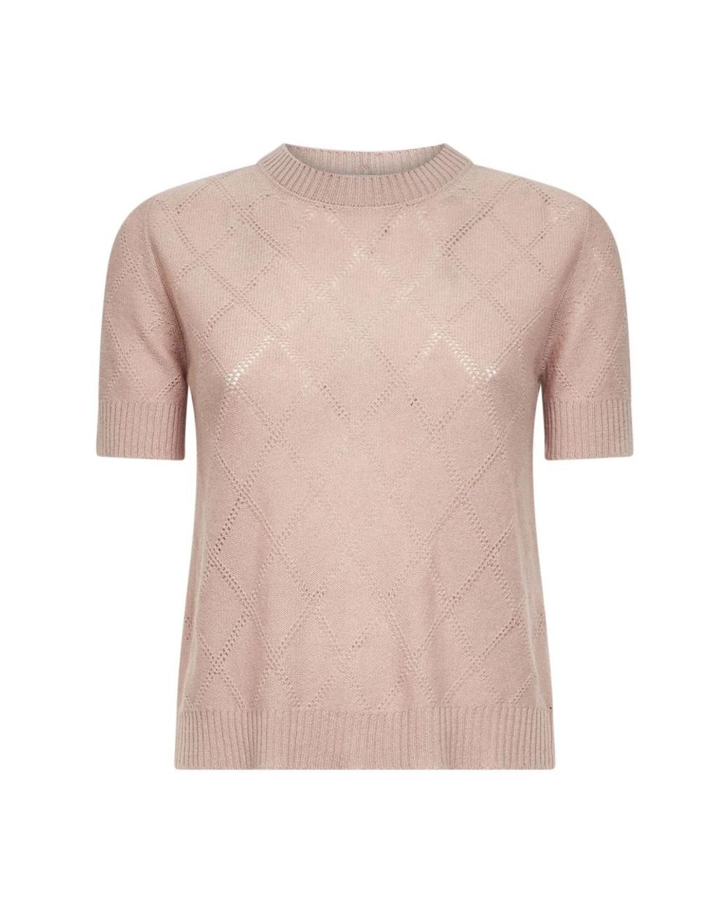 Blanca Vita Pink Cashmere Knitwear