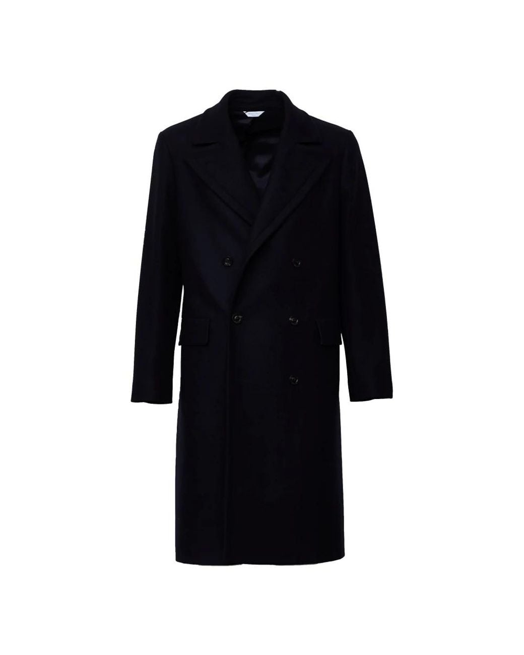 Boglioli Black Double-Breasted Coats for men