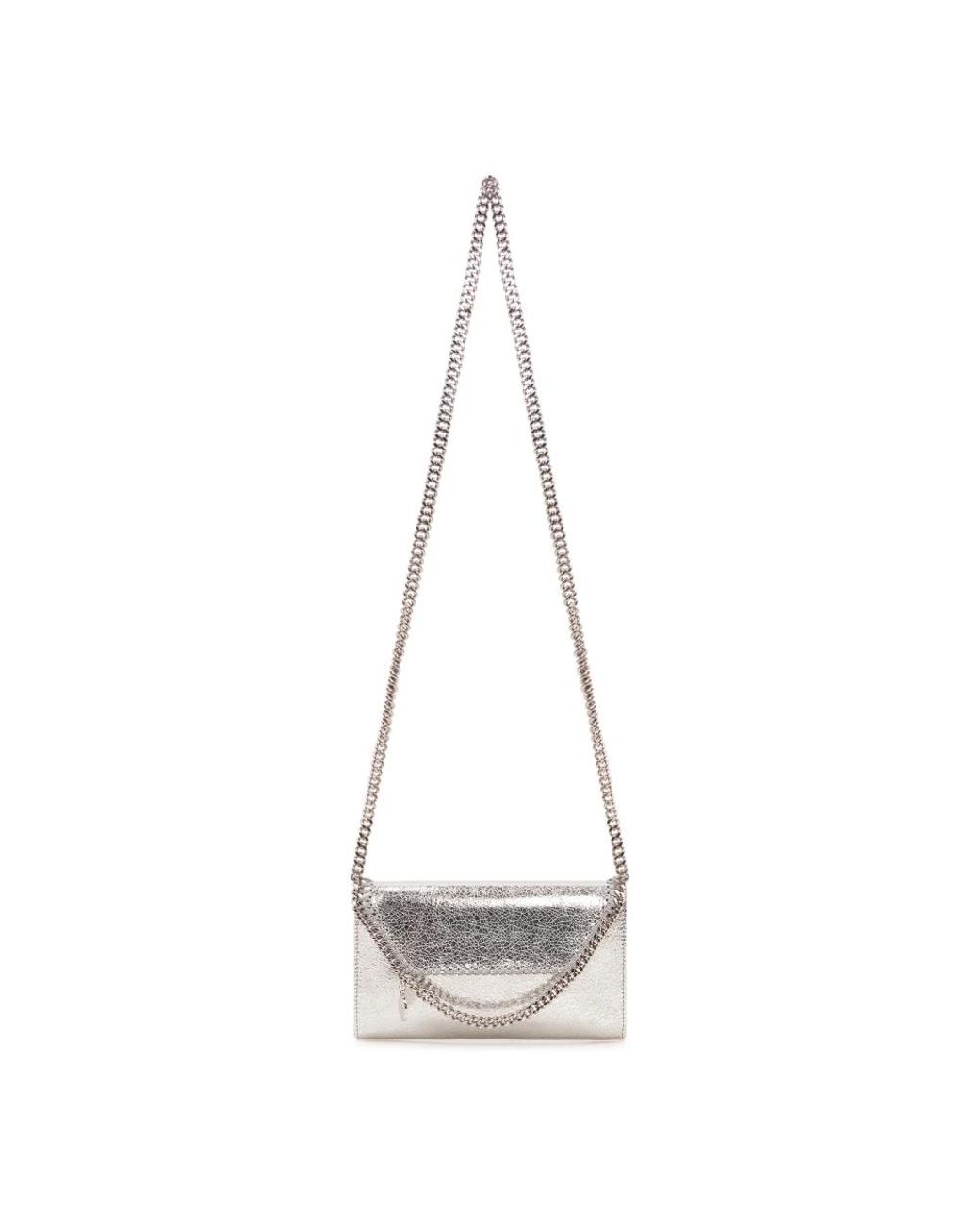 Stella McCartney Metallic Falabella Wallet