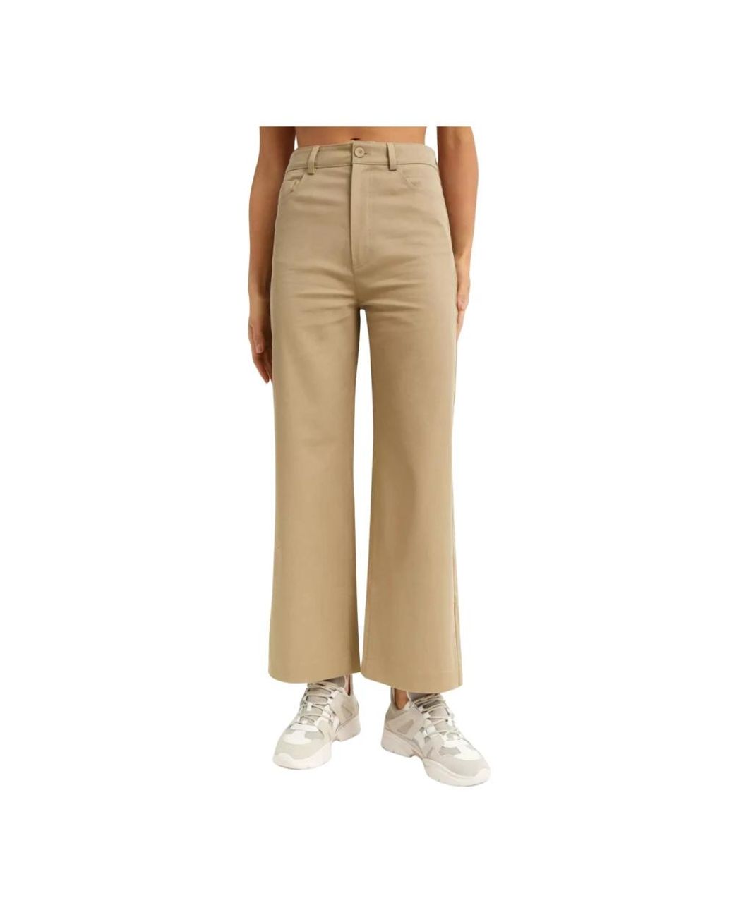 Nanushka Natural Wide Trousers