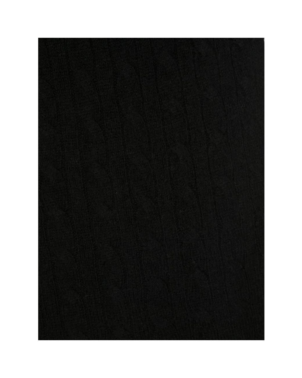 Polo Ralph Lauren Black Winter Scarves