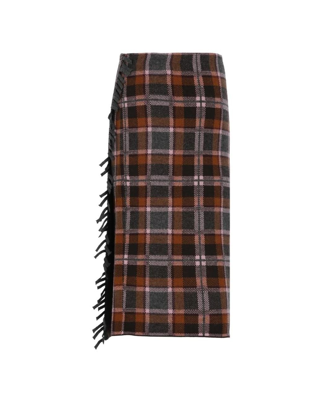 Guest In Residence Brown Midi Skirts