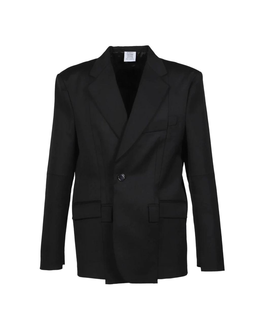 Vetements Black Blazers for men