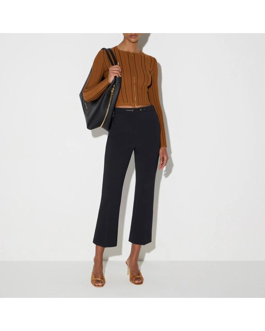 Elisabetta Franchi Brown Cardigans