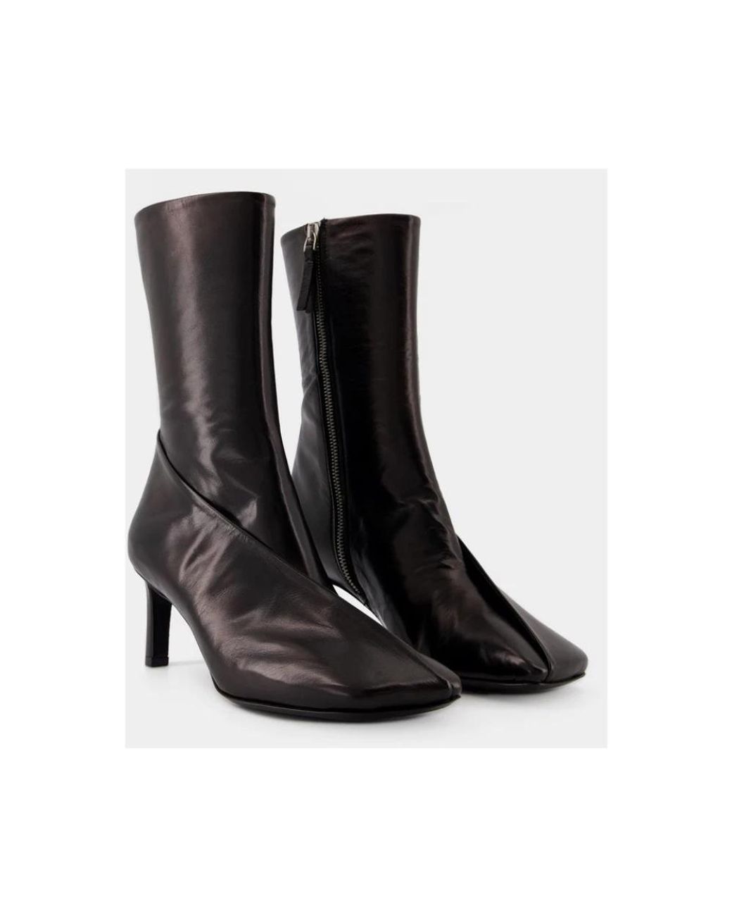 Jil Sander Black Heeled Boots