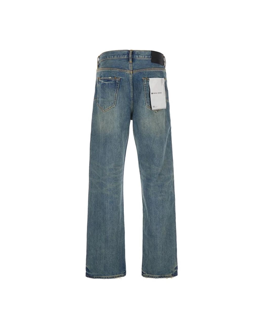 Purple Brand Blue Straight Fit Jeans for men