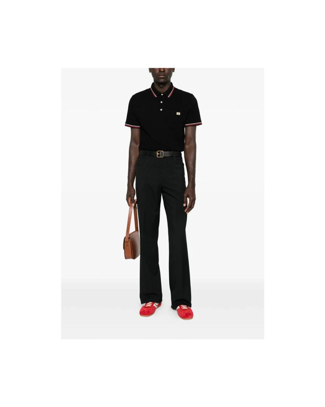 Valentino Black Polo Shirts for men