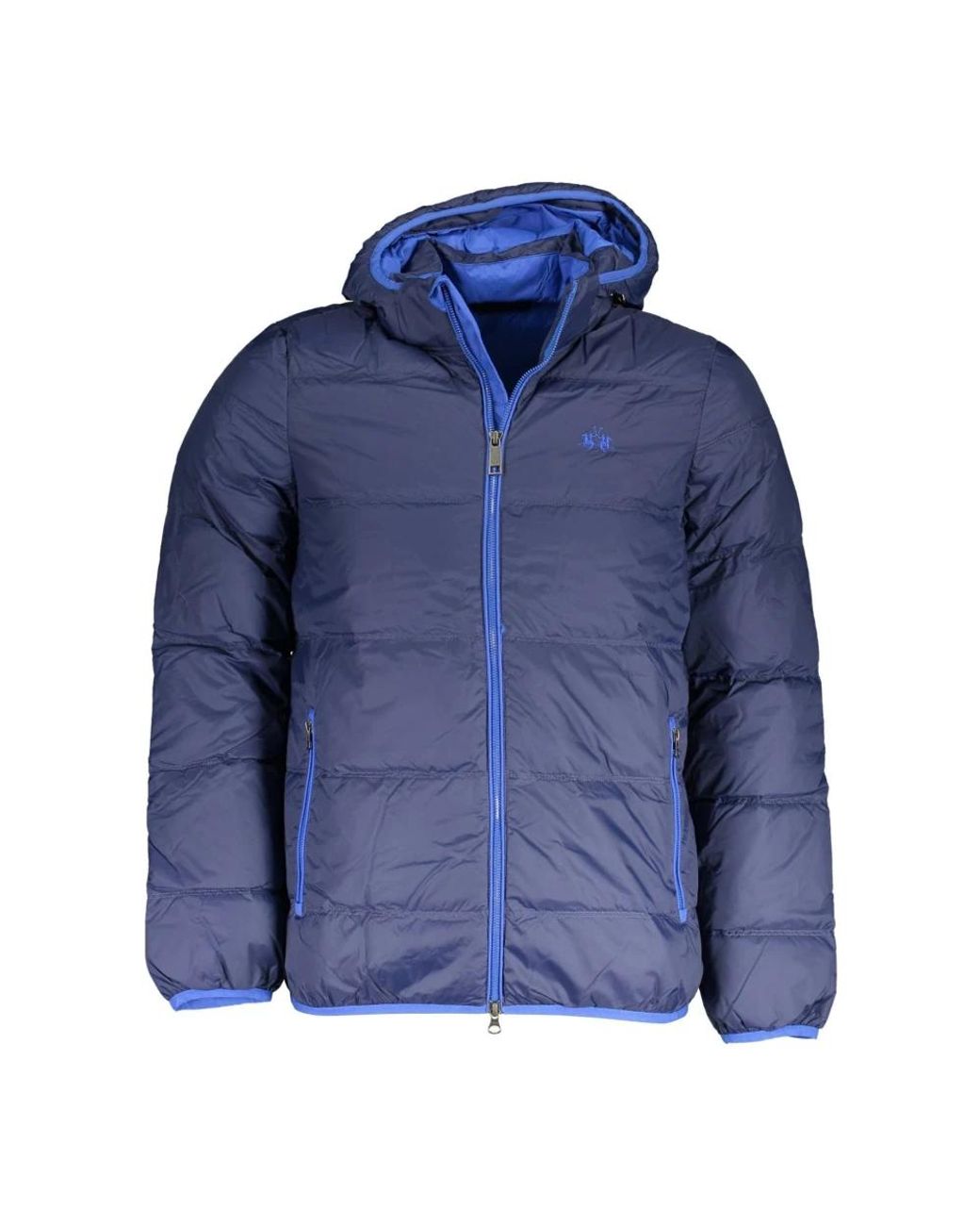 La Martina Blue Winter Jackets for men