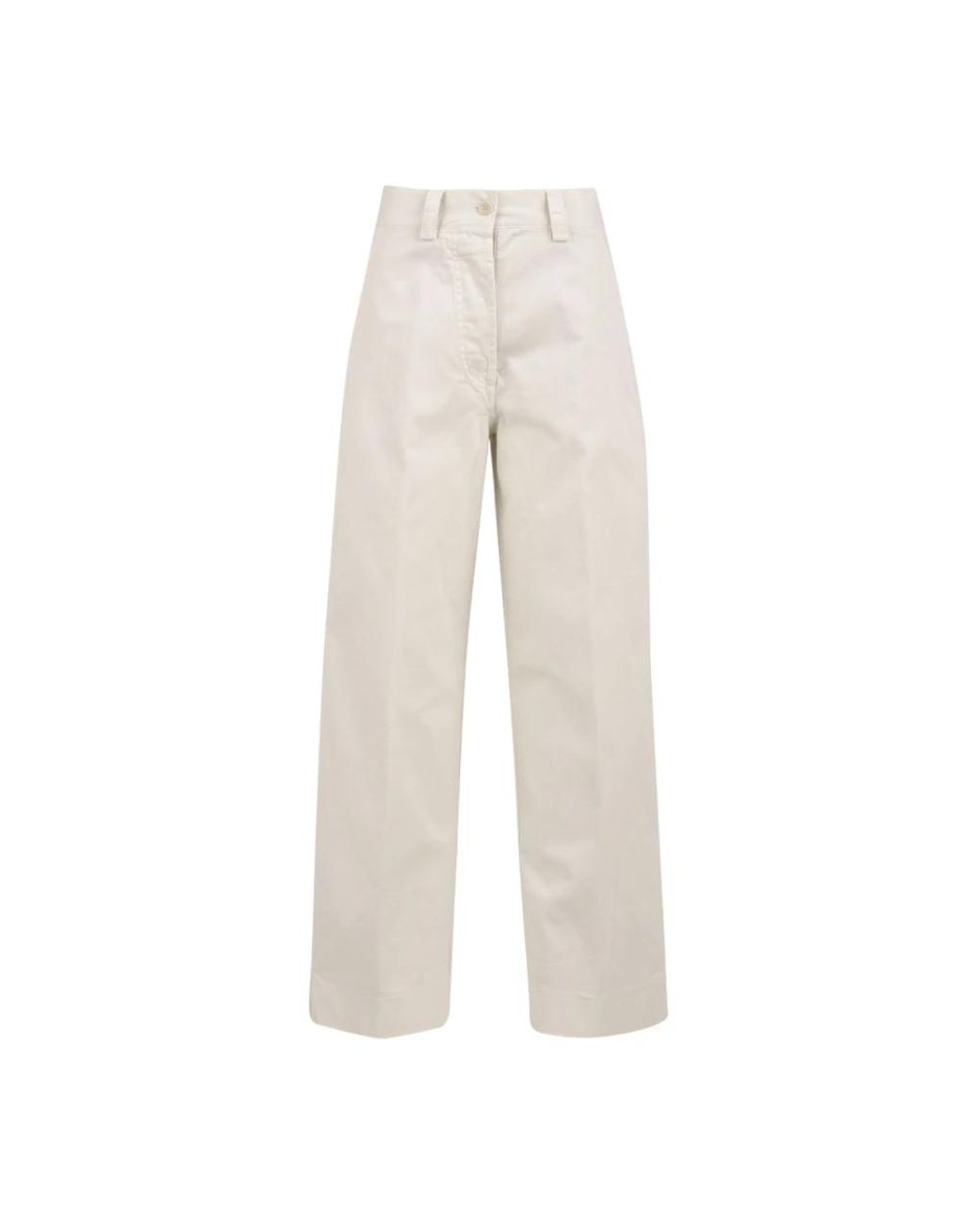 Aspesi Natural Straight Trousers