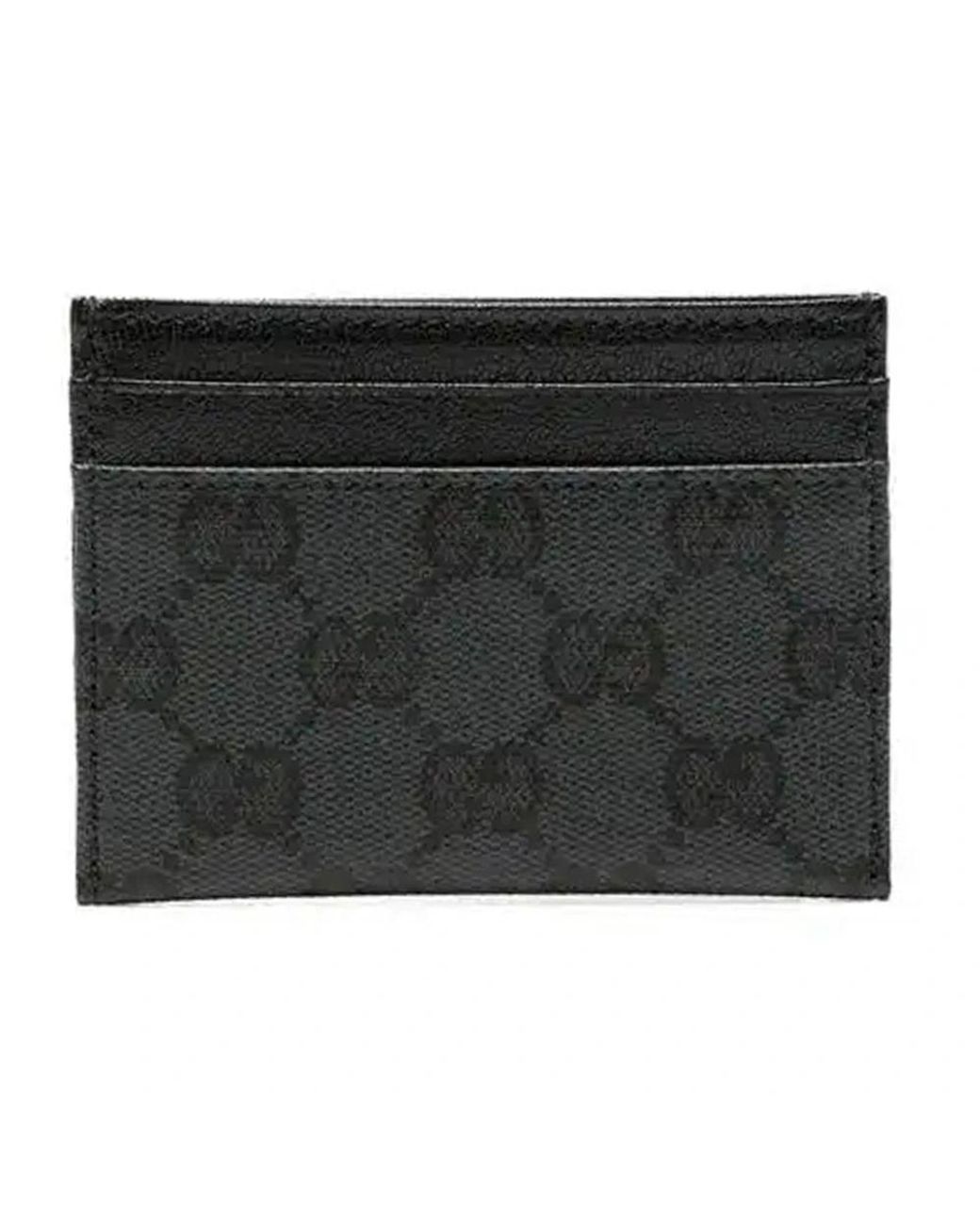 Gucci Mini Gg Canvas Portemonnee in het Black voor heren