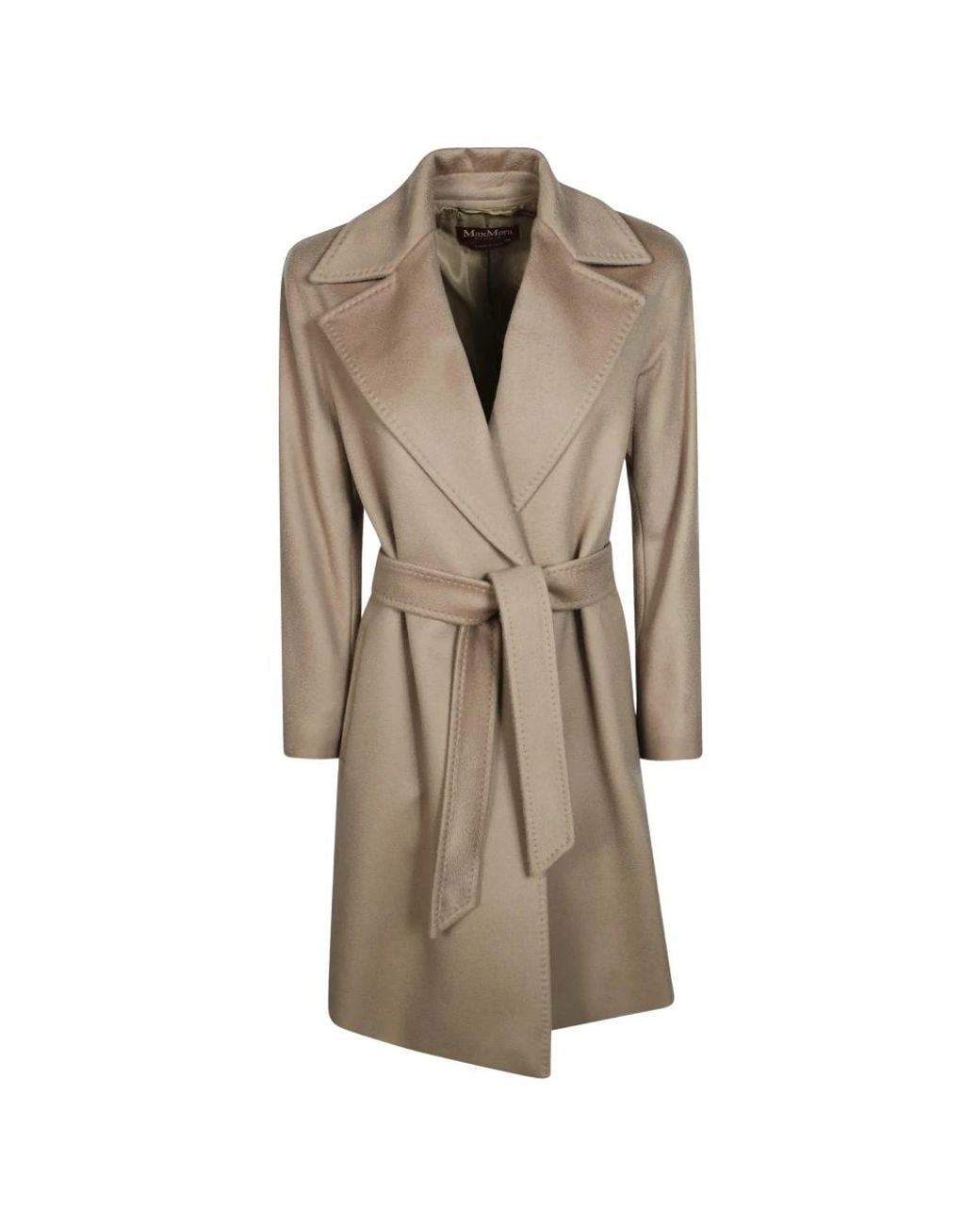 Max Mara Brown Belted Coats