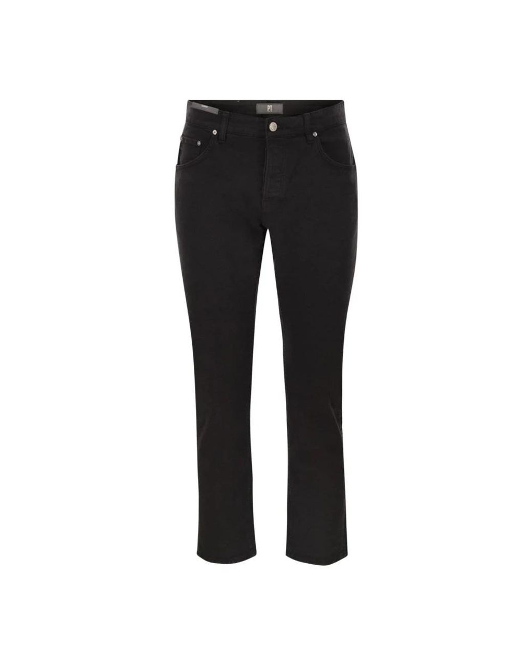 PT Torino Black Straight Jeans for men