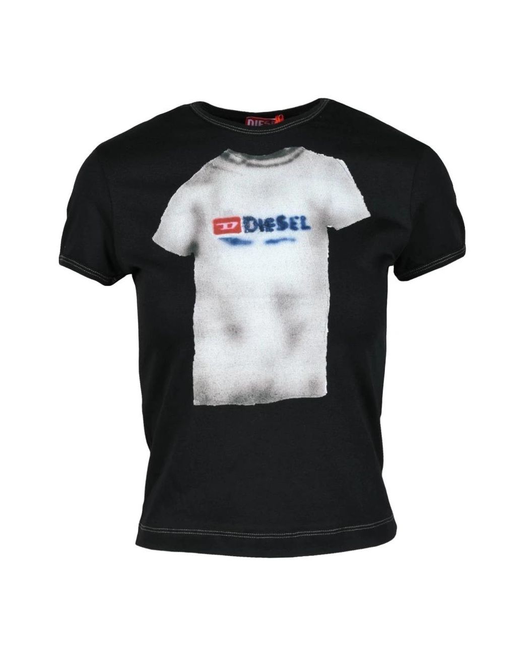 DIESEL Black T-Shirts