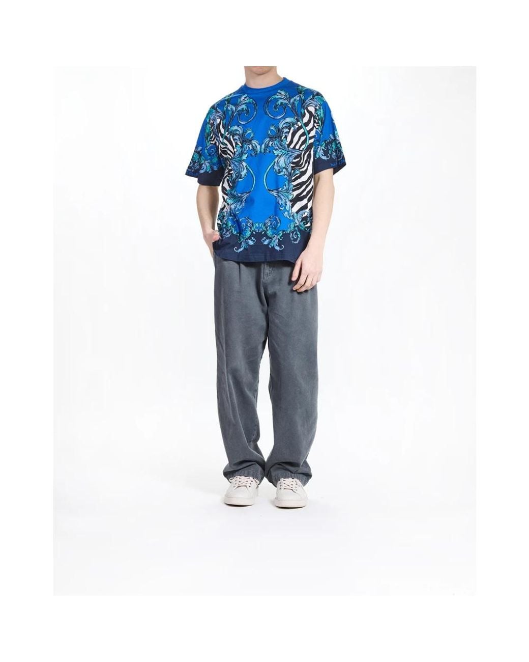 Versace Jeans Couture Blue T-Shirts for men