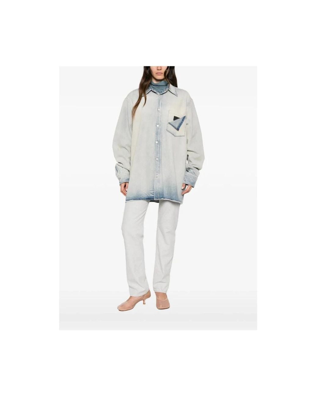 MM6 by Maison Margiela Gray Shirts