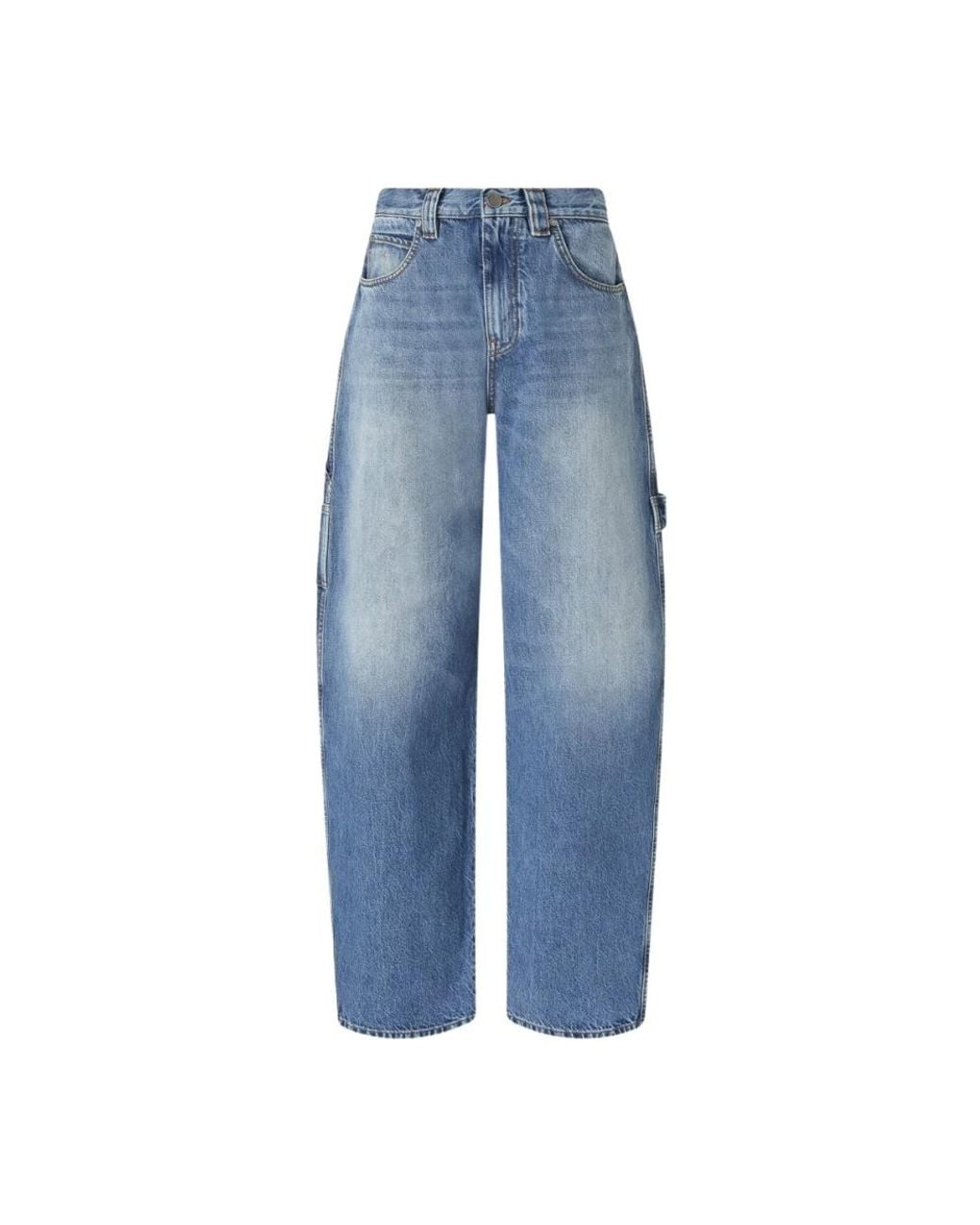 Pinko Blue Loose Fit Jeans