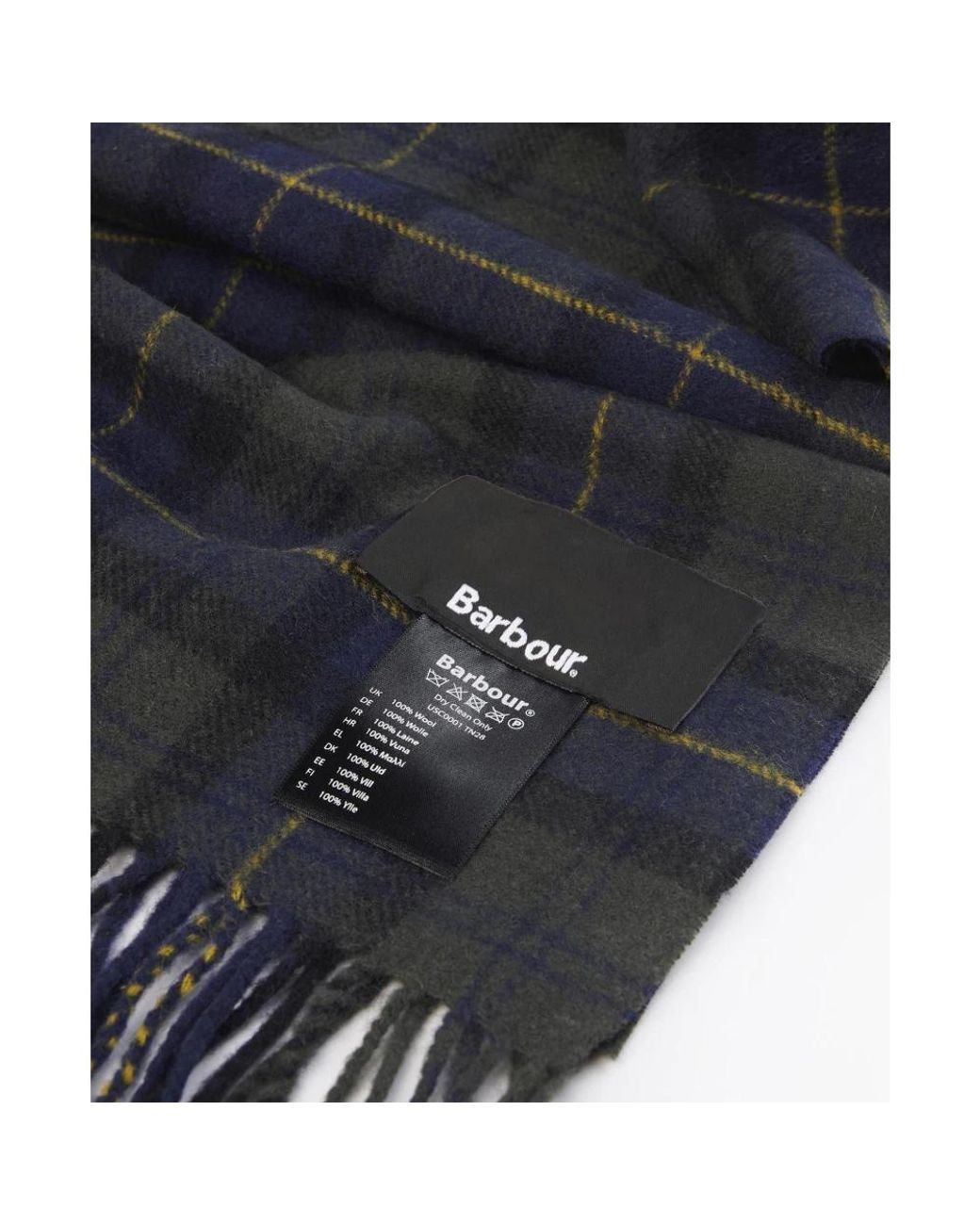 Barbour Blue Winter Scarves