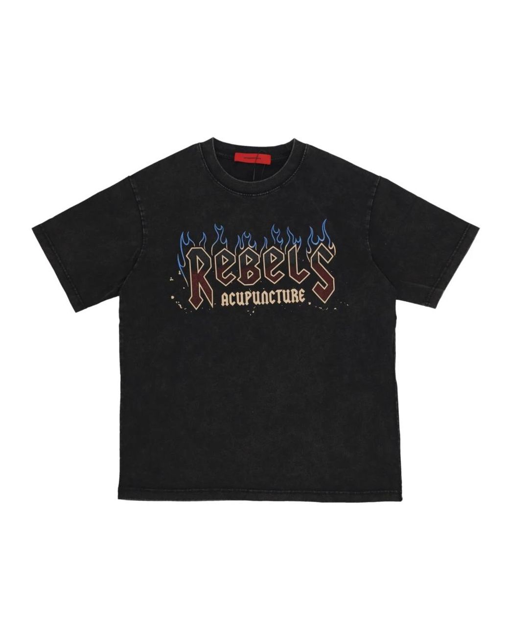 T-Shirts Acupuncture de hombre de color Black