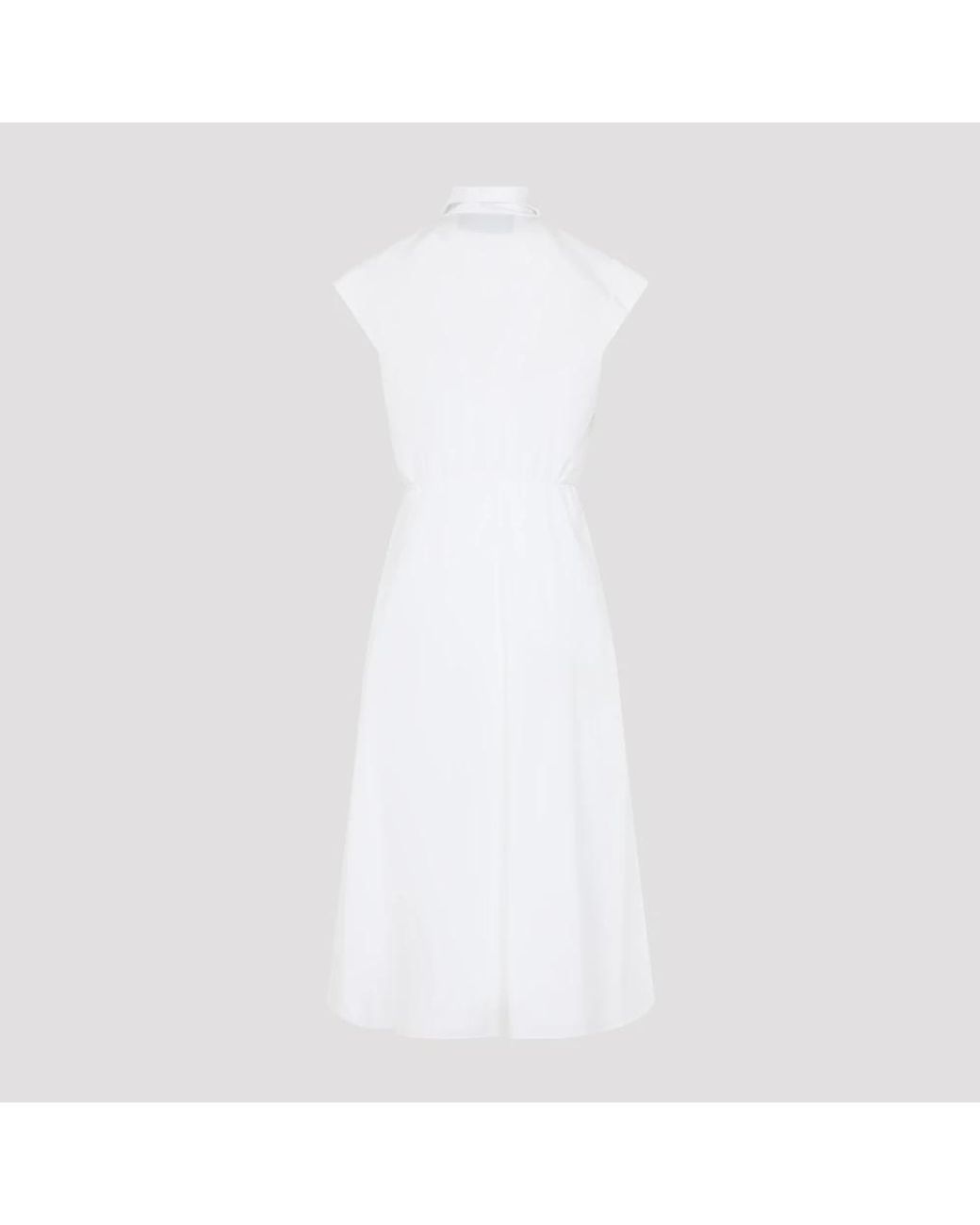 Valentino White Midi Dresses