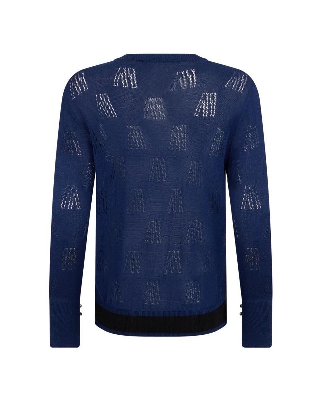 Moorer Blue Round-Neck Knitwear