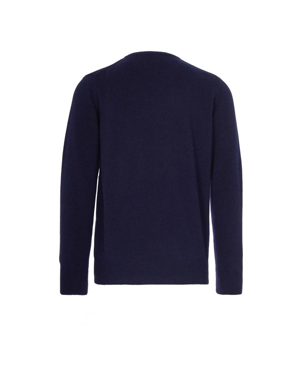 Mc2 Saint Barth Blue Round-Neck Knitwear for men