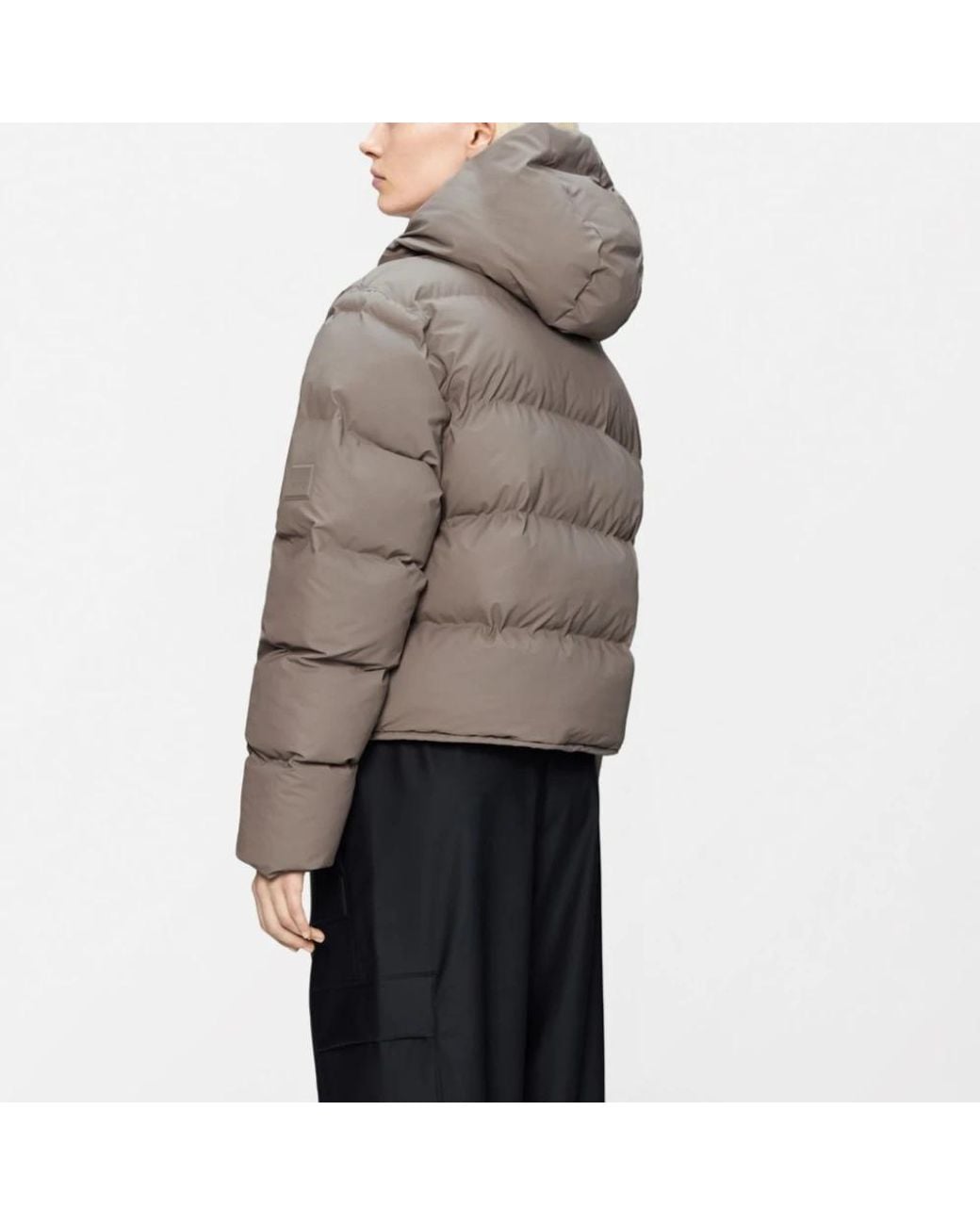 Rains Brown Winter Jackets