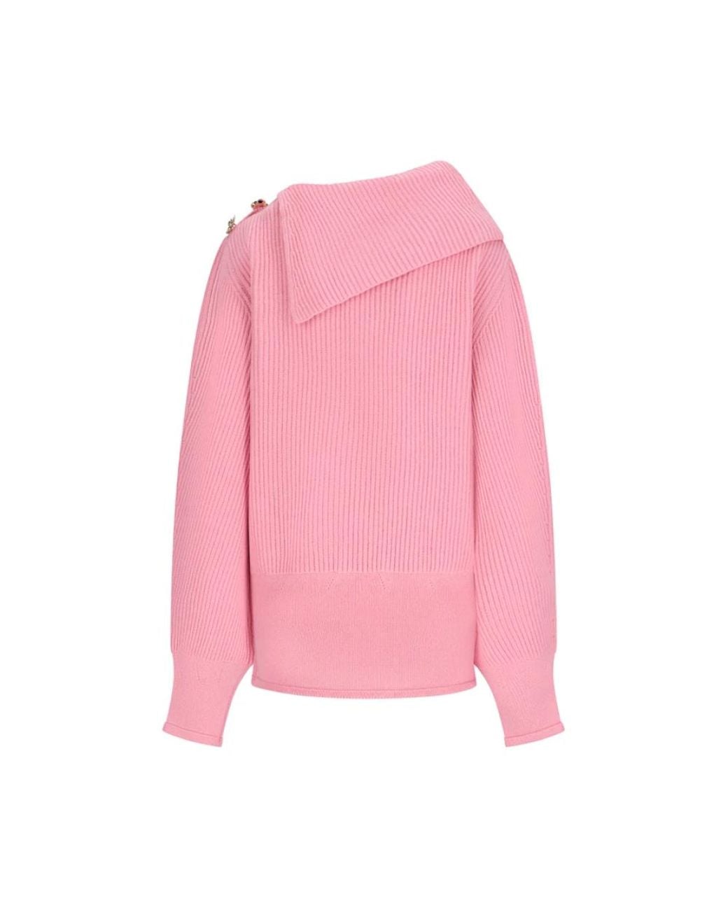 Blumarine Pink Round-Neck Knitwear