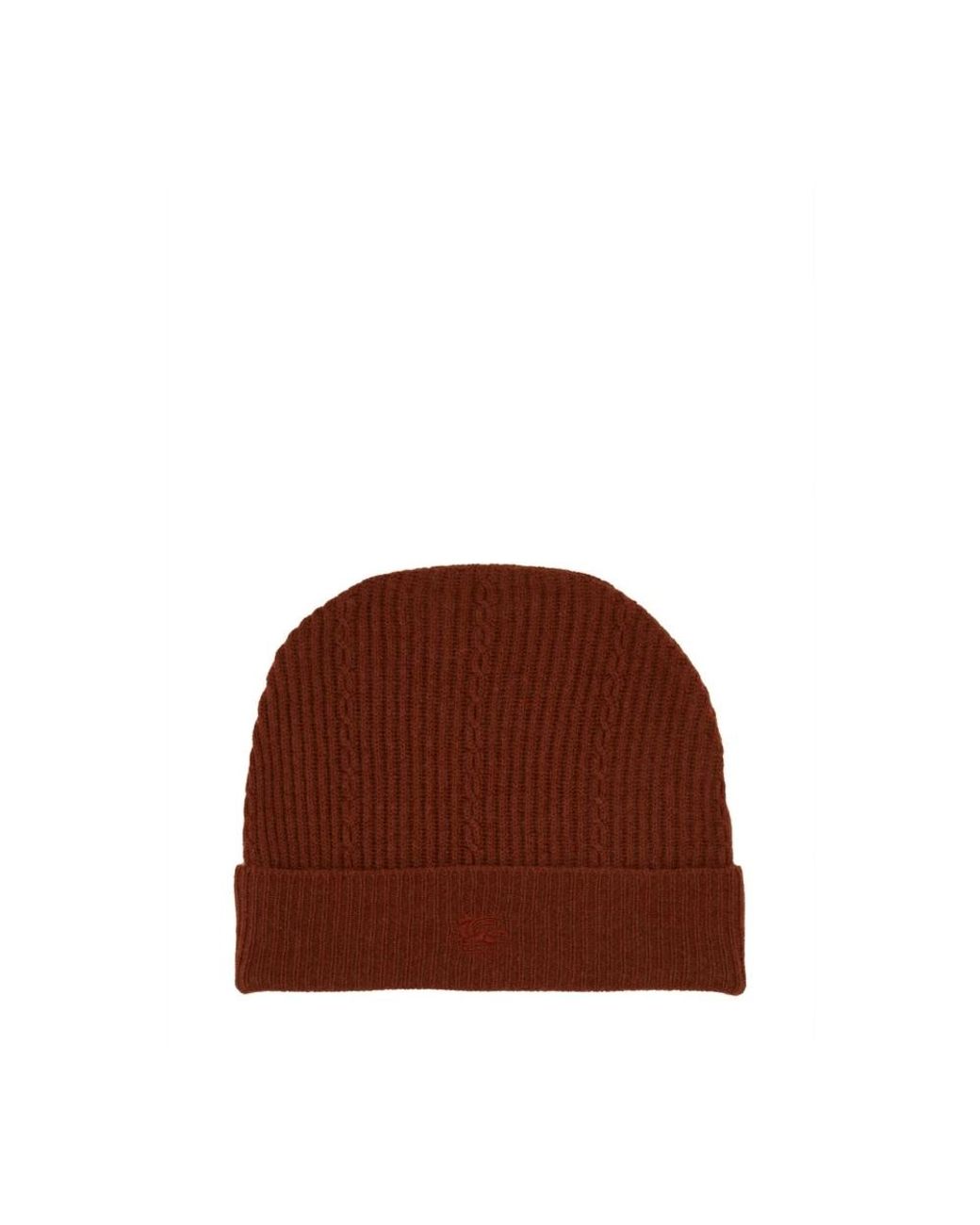 Etro Brown Beanie Mütze Mit Logo
