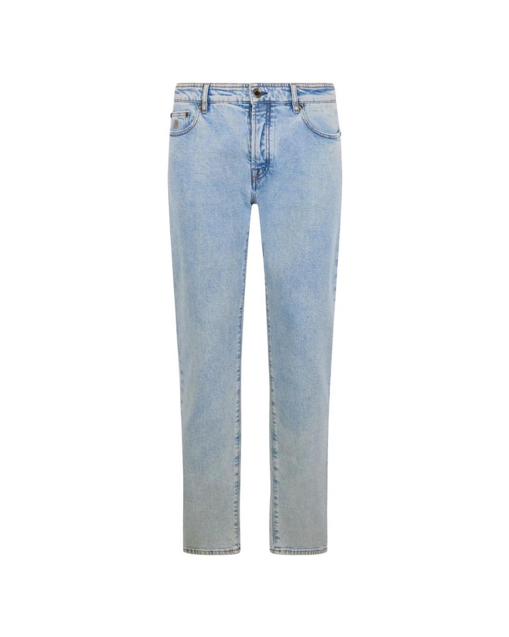 Moorer Blue Slim Fit Jeans for men