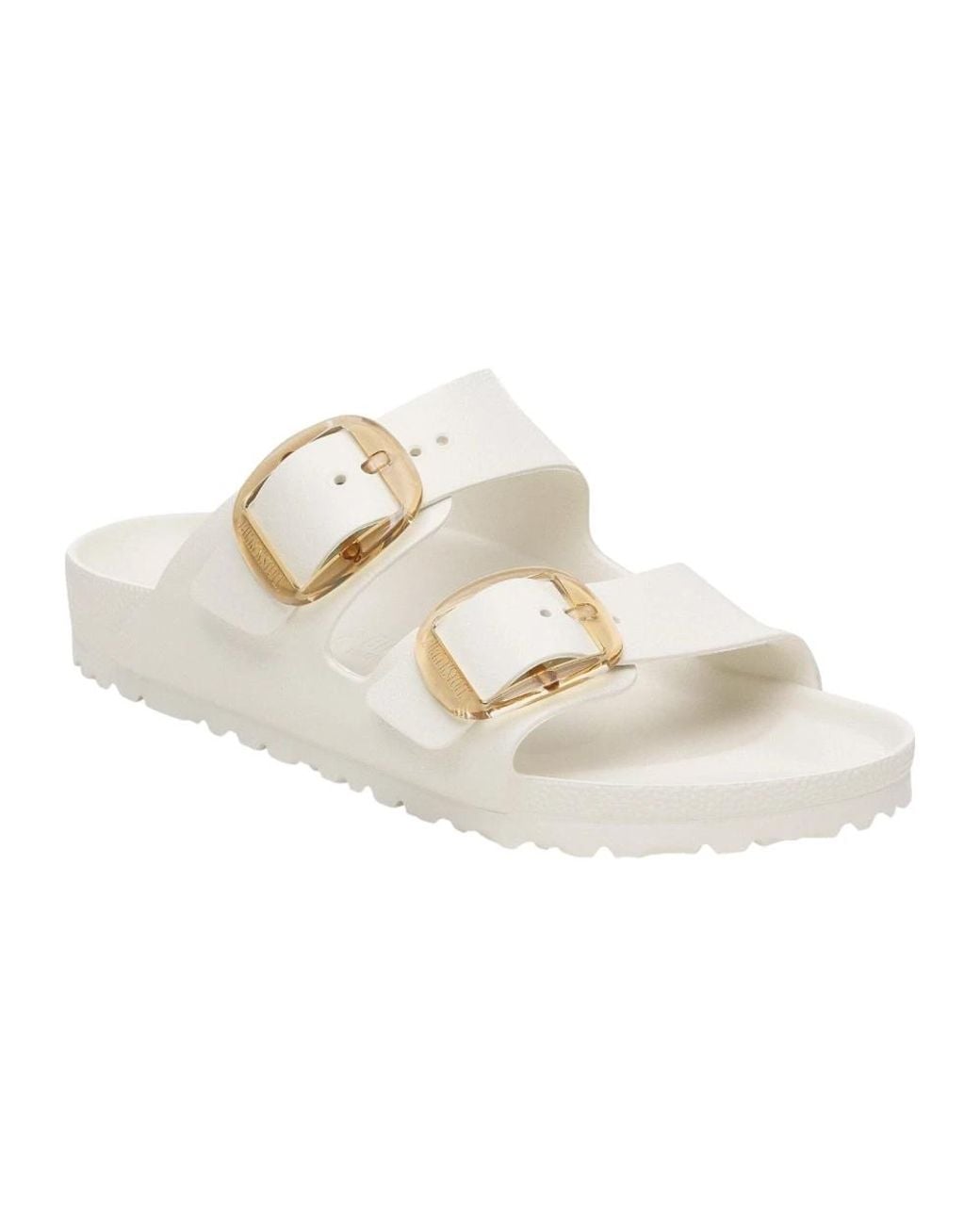Birkenstock White Sliders