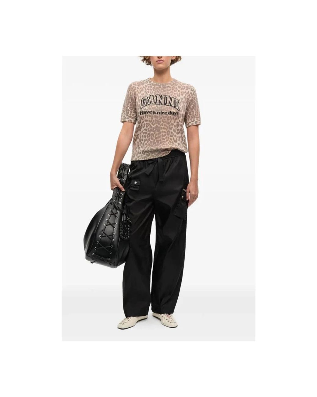 Ganni Natural T-Shirts