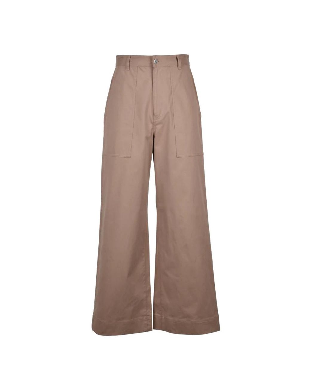 Moncler Brown Wide Trousers for men