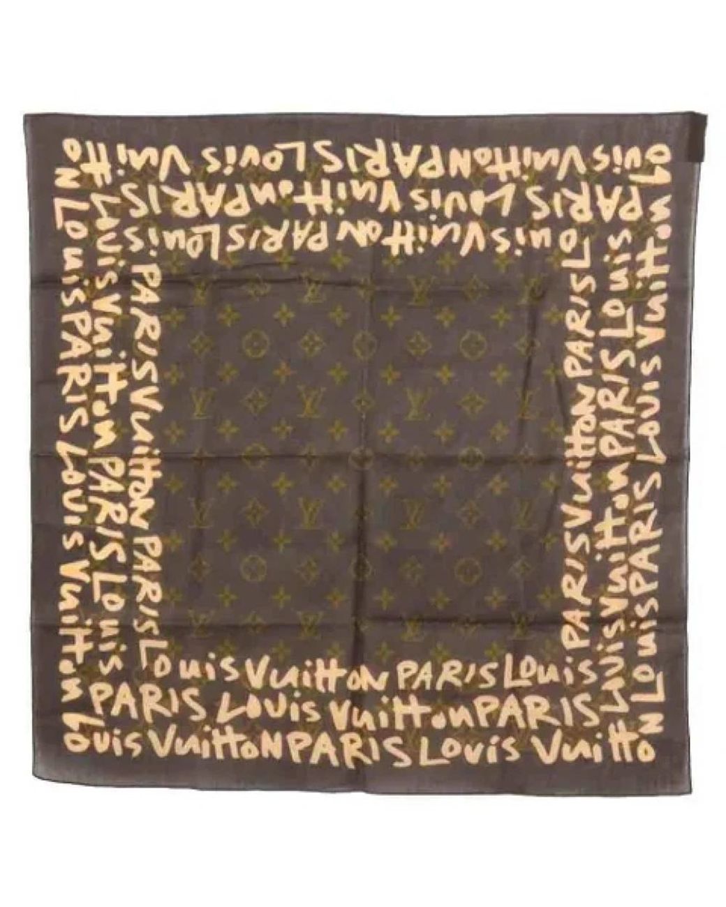 Sciarpa usata di Louis Vuitton in Grigio